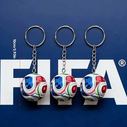 Nøkkelring til FIFA-VM 2026 i USA, Mexico og Canada: Ta med deg kampånden overalt ✨
