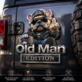 🚗 «Funny Old Man Edition»-bilmerke — krommetallmerke, perfekt gave til farsdag og bursdag til pappa, bestefar, ektemann samt eiere av pickuper og SUV-er