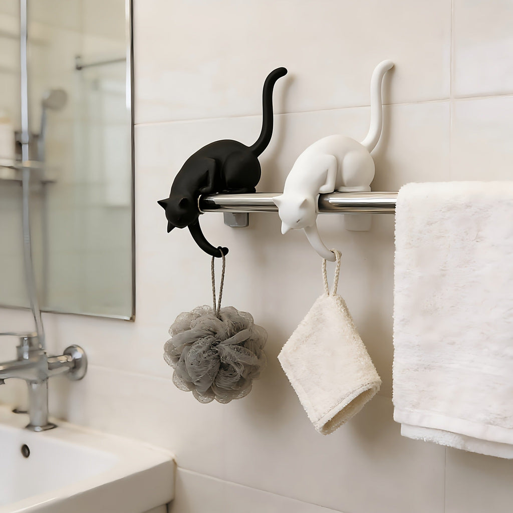 🐈‍⬛ Søt hylledekorasjon med kattekrok
