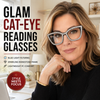 Lesebriller med «Cat Eye»-design og beskyttelse mot blått lys
