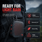 🎵Vanntett Bluetooth-høyttaler for sykkel med monteringsbrakett