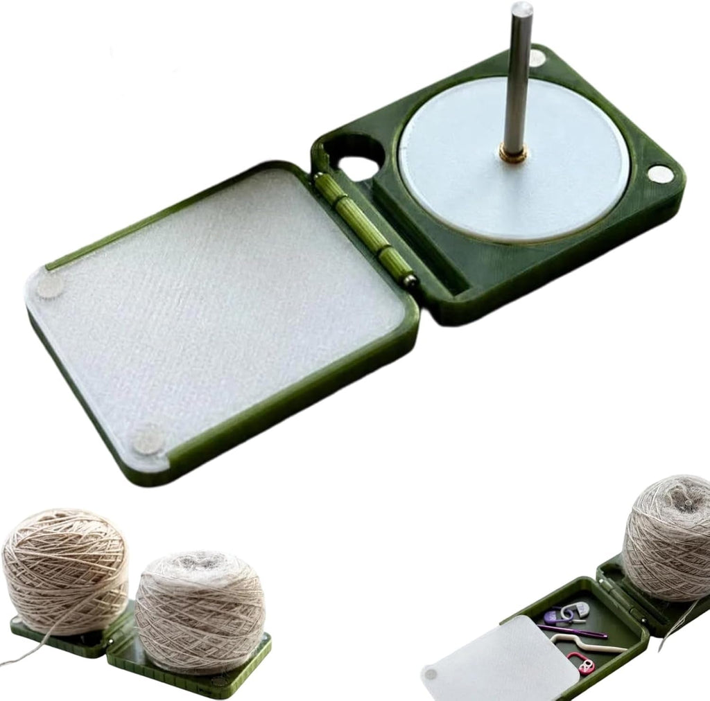 🧶Bærbar garnholder til hekling og strikking