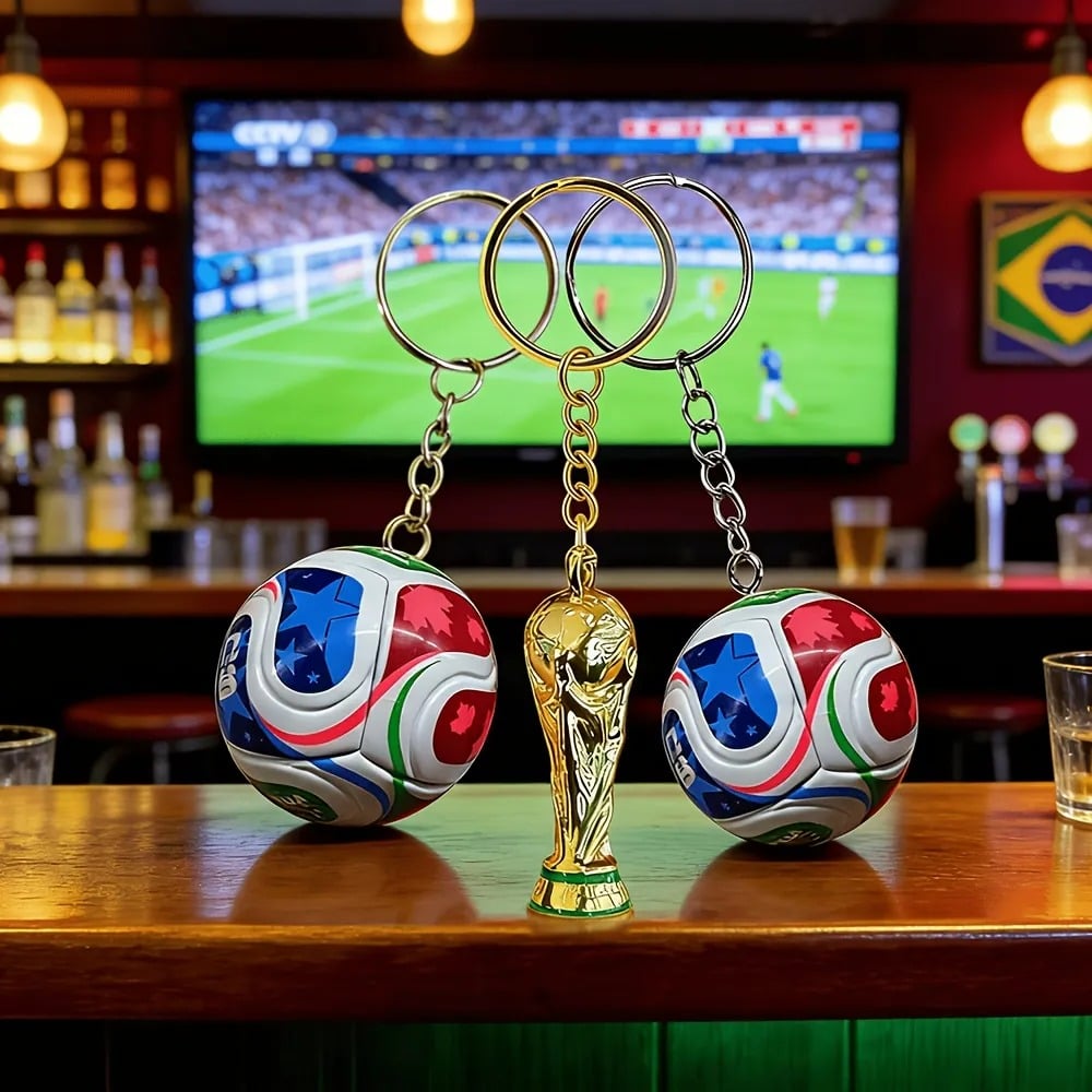 Nøkkelring til FIFA-VM 2026 i USA, Mexico og Canada: Ta med deg kampånden overalt ✨