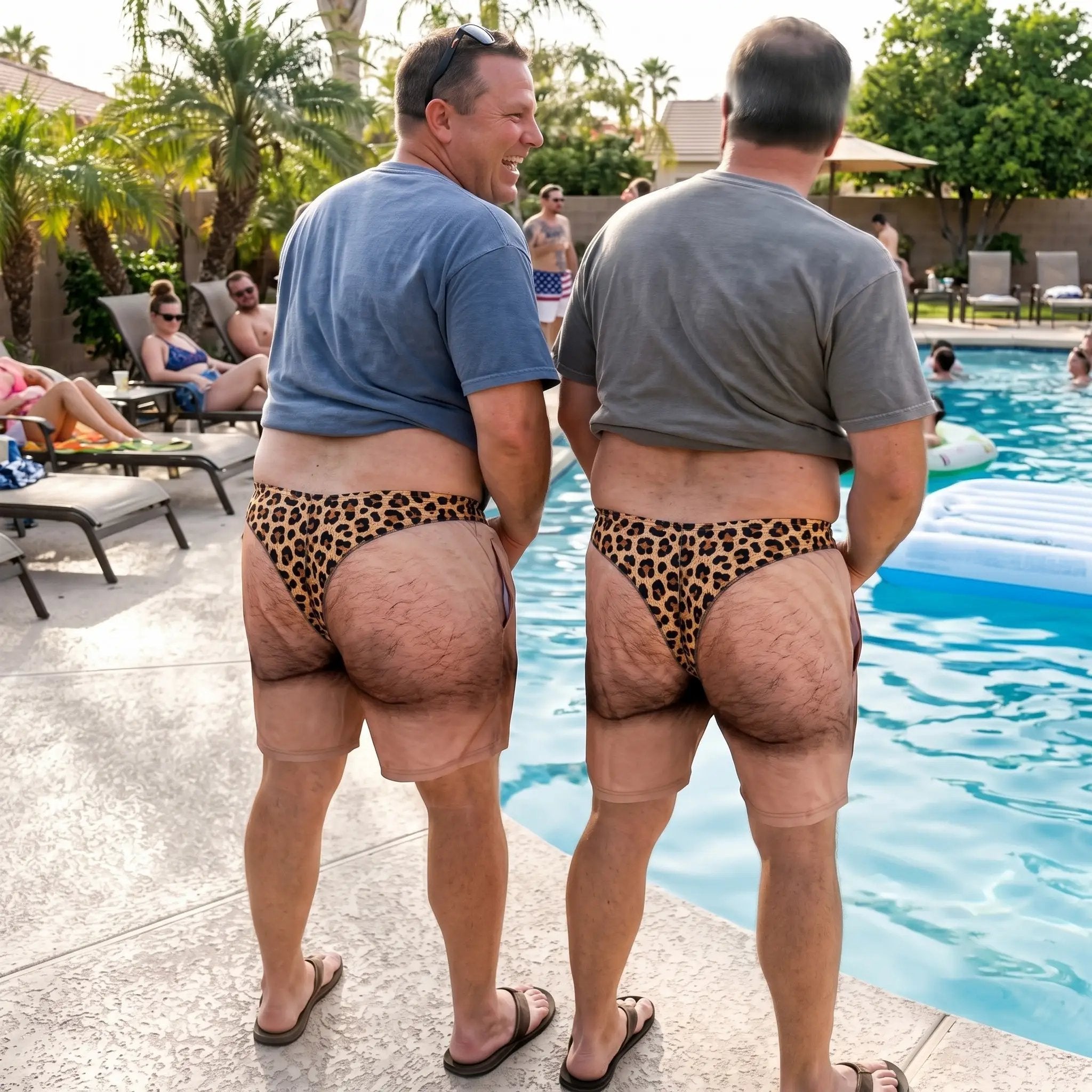 «Cheeky Commando»-badebuksene – garantert å få folk til å se seg om to ganger!