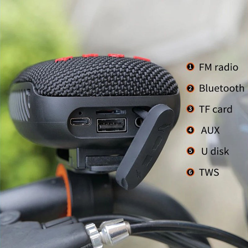 🎵Vanntett Bluetooth-høyttaler for sykkel med monteringsbrakett