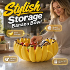 🍌 Oppbevaringsskål for bananer — Skulpturell og stilfull dekorativ beholder ✨