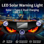 🚗🔆 Solcelledrevet LED-varsellampe for biler – 50 % rabatt! Solcelledrevet, værbestandig, slås automatisk på når det blir mørkt – for økt sikkerhet ved veikanten. 🔥🛡️