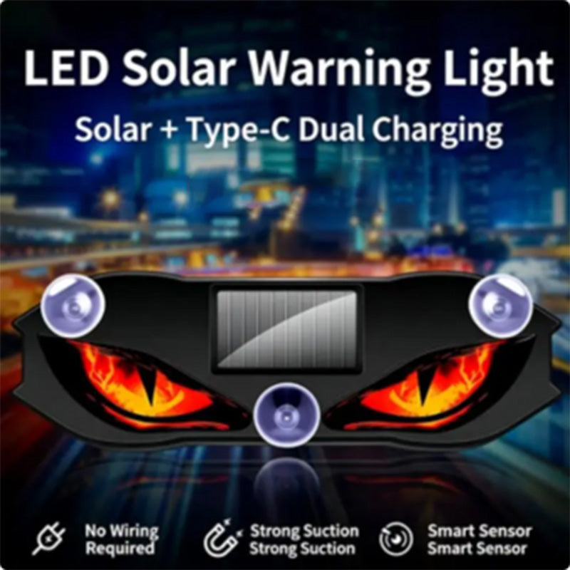 🚗🔆 Solcelledrevet LED-varsellampe for biler – 50 % rabatt! Solcelledrevet, værbestandig, slås automatisk på når det blir mørkt – for økt sikkerhet ved veikanten. 🔥🛡️