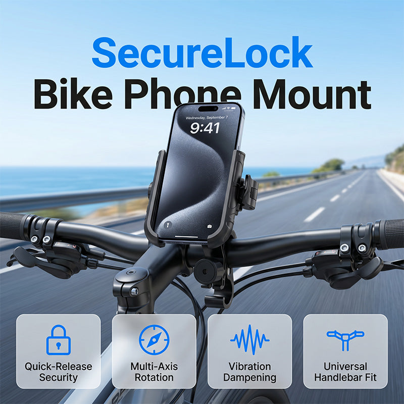 🚴‍♂️Bunnsolid telefonsikkerhet uansett hvor du sykler! 🔒